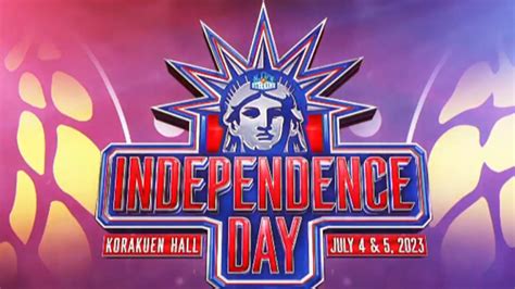 Njpw Strong Independence Day Match Card Results Njpw Ppv