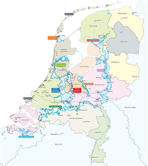 Hollandse Waterlinies Verdediging Door Middel Van Water