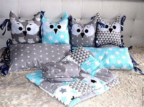 Мягкие подушки игрушки для детской комнаты - оригинальный декор, фото