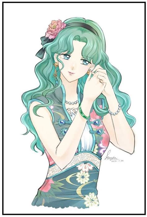 Michiru Kaioh Michirukaioh Sailorneptune Fanart Chinesefashion