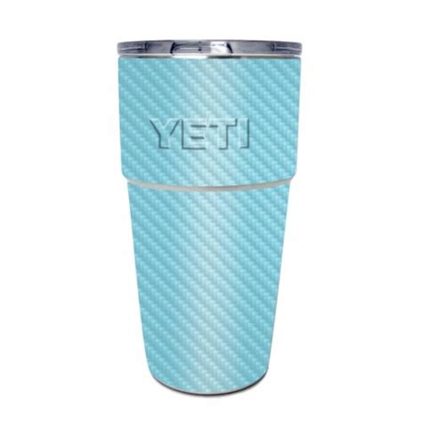 Mightyskins Cf Yepint Si Solid Baby Blue Carbon Fiber Skin For Yeti