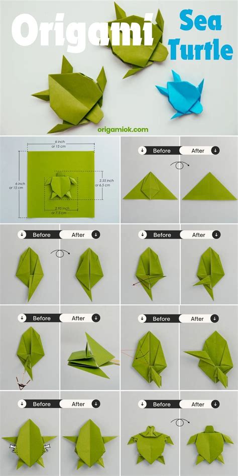 How To Fold Origami Sea Turtle In 2024 Paper Crafts Origami Origami