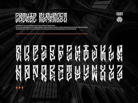 The Gothic Alphabet ABC on Behance