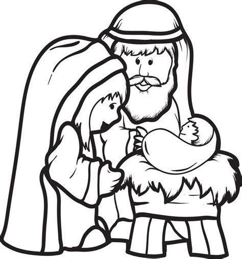 Jesus Is Born Sheet Coloring Pages