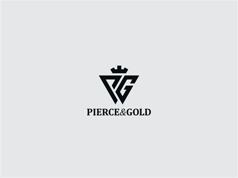 Pierce & Gold Logo Design