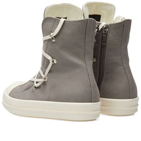 Rick Owens DRKSHDW Hexagram Hi Sneaker Dust Milk END RU