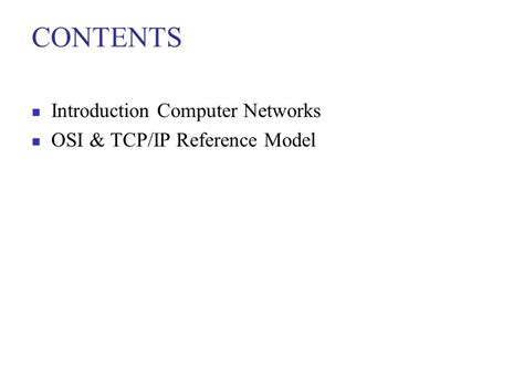 Computer Networks Lecture 1 And 2 Introduction And Layer Model Approach