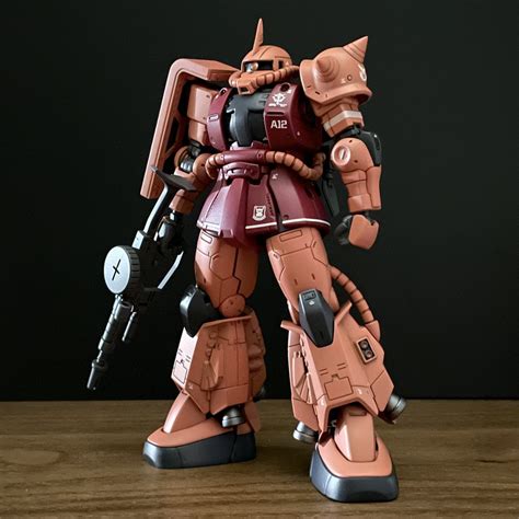 Hg シャア専用高機動型ザクii｜hosplamoさんのガンプラ作品｜gunsta（ガンスタ）