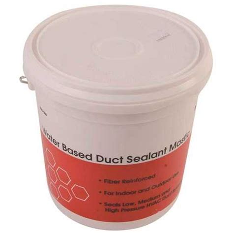 Diversitech 800-009 1 Gal. Airlock 181 Fiber-Reinforced, Water Based Duct Sealant Mastic White