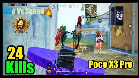 Destroying Squads In Severny Poco X3 Pro Erangel Full GameplayPubg