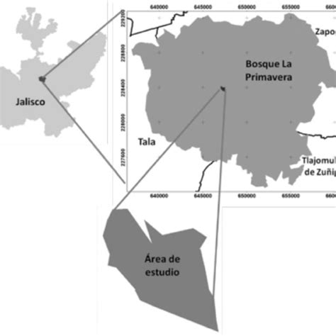 Ubicaci N Del Rea De Estudio Figure Location Of The Study Area