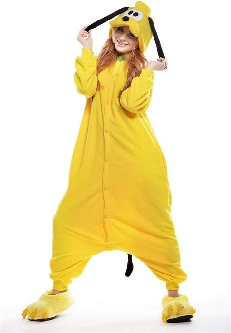 PIJAMA KIGURUMI PERRO AMARILLO ADULTO Invierno Tomás Accesorios