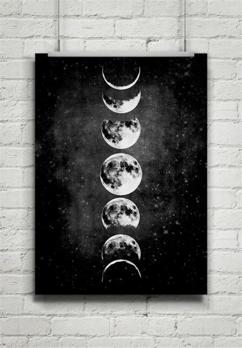 Moon Phases Painting at PaintingValley.com | Explore collection of Moon ...