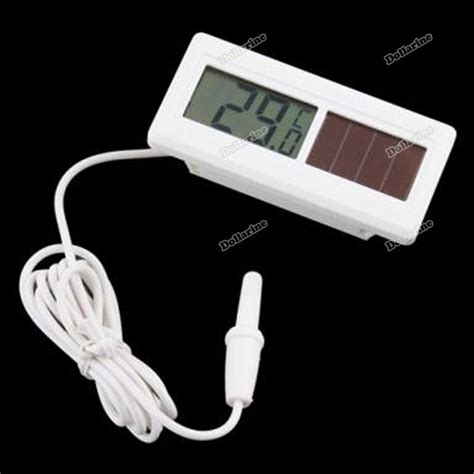 Купить dollarine lcd цифровой термометр тепловой датчик солнечной ...