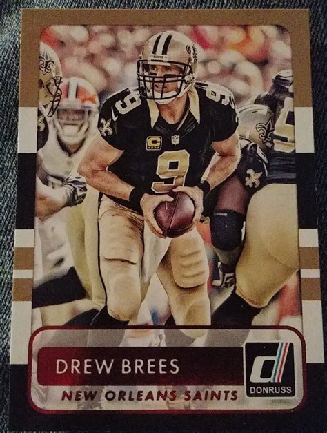 Panini Donruss Rack Pack Red Drew Brees New Orleans Saints Sp