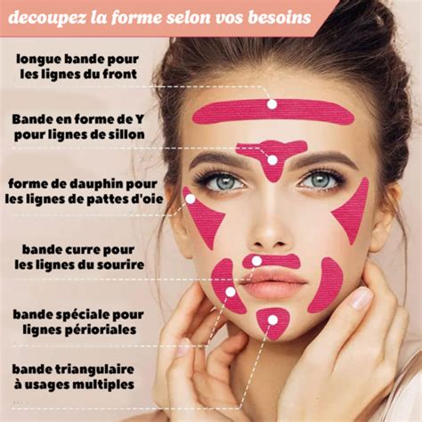 Bande de kinésiologie pour le visage Soraya Face Yoga