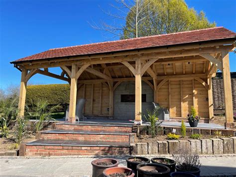 Grean Oak Framed Gazebos D Oak Limited Essex