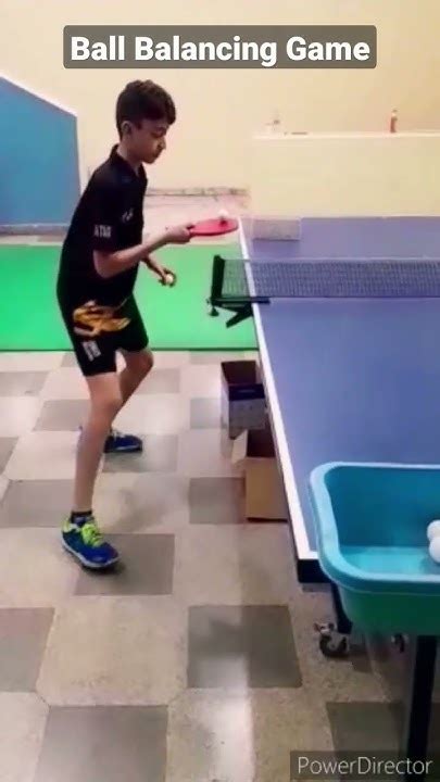 Off The Table Activities Ball Balancing Game Tabletennis Shorts Youtube