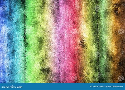 Abstract Rainbow Textured Grunge Background Wallpaper Stock