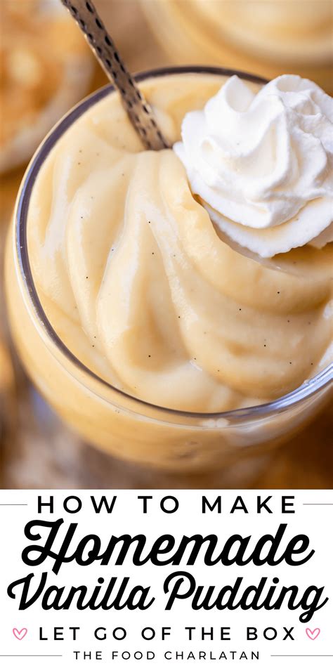 Homemade Vanilla Pudding Recipe From The Food Charlatan Recipe