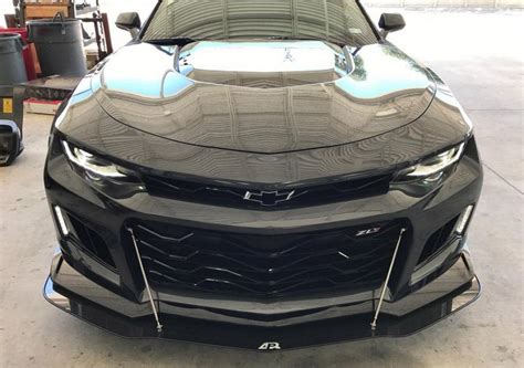 Apr Performance Carbon Fiber Front Wind Splitter W Rods For Th Gen