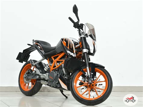 Купить б у KTM Duke инжектор передач в Москве белый naked bike