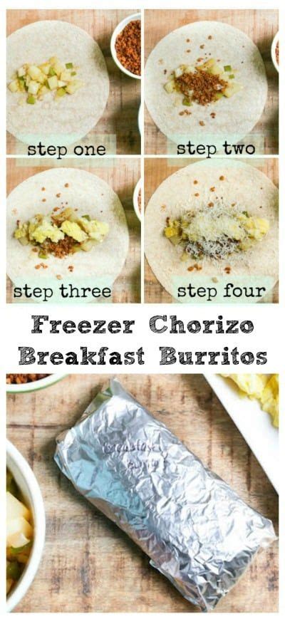 Chorizo And Potato Breakfast Burritos Freezer Friendly Artofit