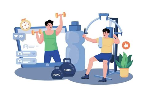 Fitness Enthusiast Joins Communities 26357081 Vector Art At Vecteezy