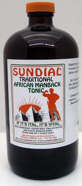 Sundial Traditional African Man Back Tonic 16 Oz Jnj Caribbean Foods