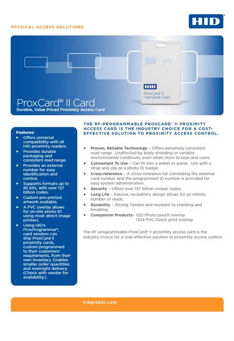 ProxCard II Card at Rs 250 | Proximity Cards in Navi Mumbai | ID ...
