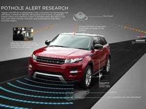 Jaguar Land Rover crea tecnología anti huecos