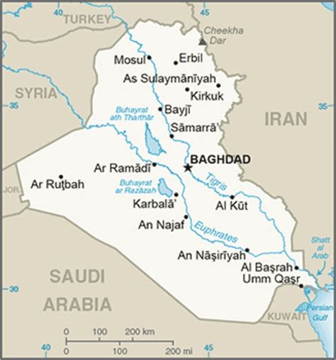 Najaf Iraq Map