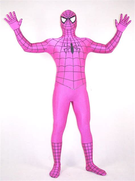 Halloween Costume Pink Spiderman Zentai 17030601 | cosercosplay.com