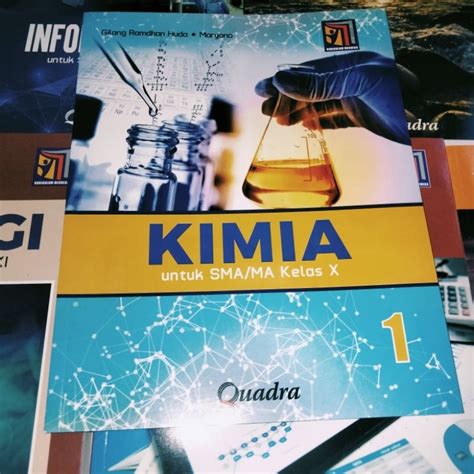 Jual Buku Paket Kimia SMA Quadra Kelas 10 Kurikulum Merdeka Shopee