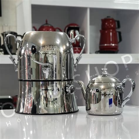 سماور برقی کرکماز مدل A334 ا KORKMAZ Electric Samovar Nosta Mega model