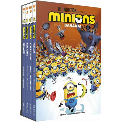 Graphic Novel Book Despicable Me Minions Banana Series Volumes 1 4