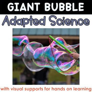 Giant Bubble Science Experiment for Special Education by The Adapted ...