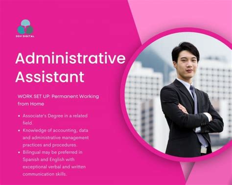 Admin Assistant Work From Home Wfh For Dsv Digital • Jobtalk