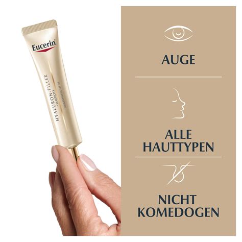 Eucerin Anti Age Hyaluron Filler Elasticity Auge Milliliter Medpex