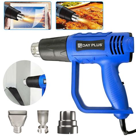 Hot Air Gun W Heat Gun With Air Flow And Temperature Settings C C For DIY