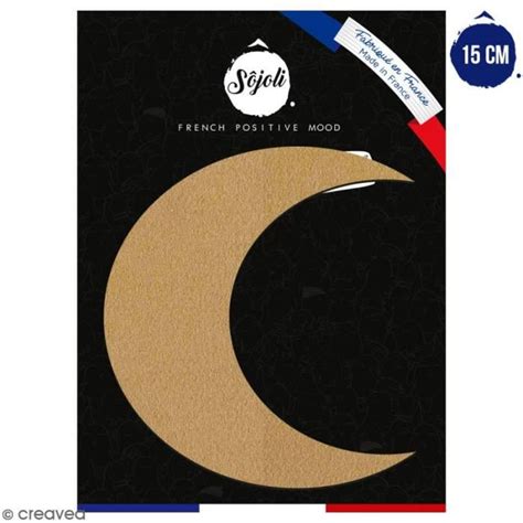 Croissant De Lune En Bois D Corer Cm Collection Licorne