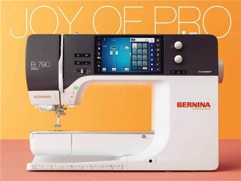 Bernina 790 Pro Joy Of Pro Sewing Machines Bernina Sewing Machines