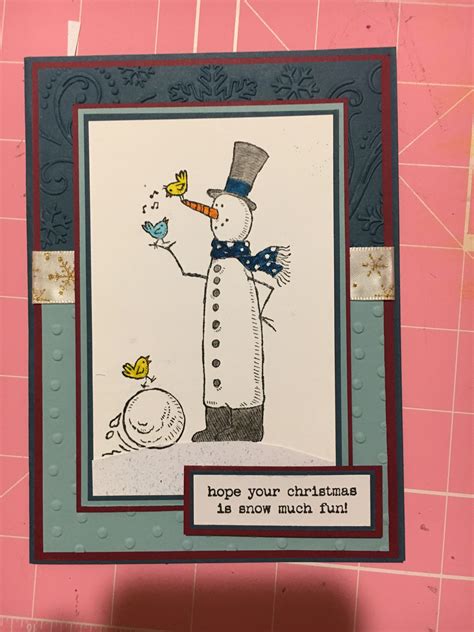 Stampin Up Snow Much Fun Snow Much Fun Fun Cards Snowmen I Card