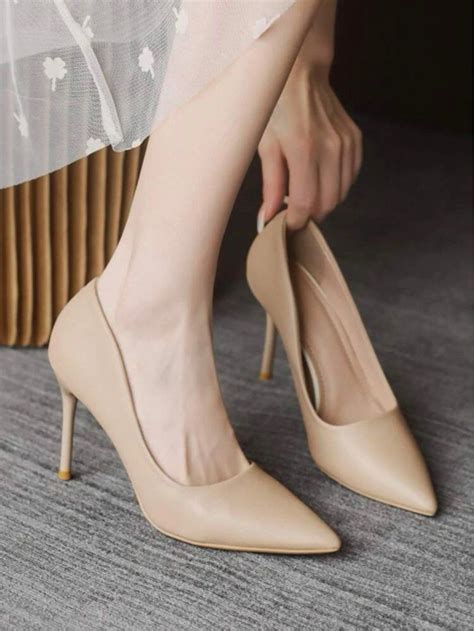 Nude Heels Women S Fashion Footwear Heels On Carousell