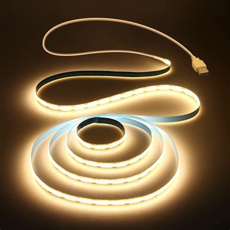 Amazon Aclorol Usb Cob Led Strip Lights Warm White Led Tv