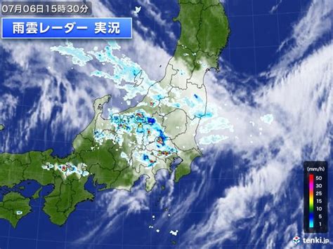 関東に活発な雨雲 東京都心でも短時間に降る激しい雨・落雷・竜巻などの突風注意（tenkijp） Yahooニュース