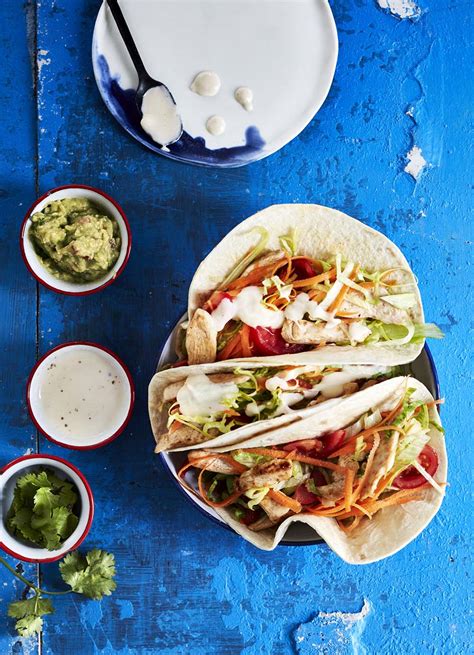 Tortillas au poulet Recettes de cuisine Ôdélices