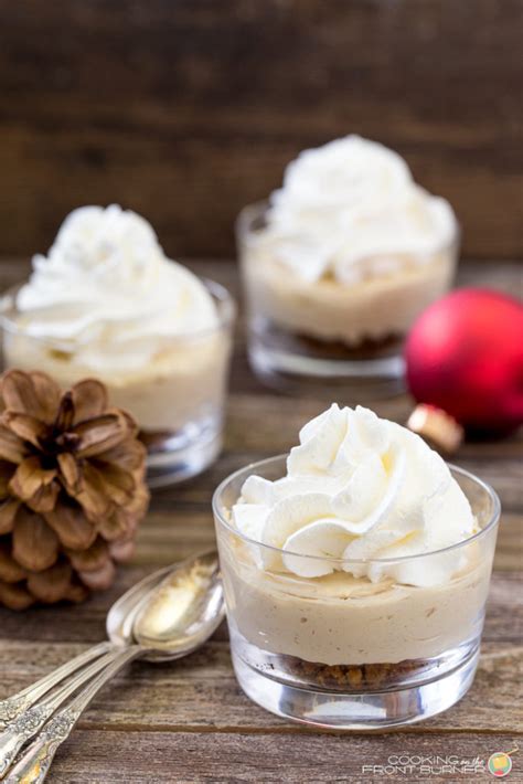 No Bake Gingerbread Cheesecake Cooking On The Front Burner