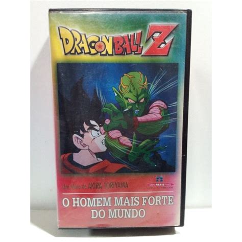 Fita Vhs Dragon Ball Z O Homem Mais Forte Do Mundo Shopee Brasil