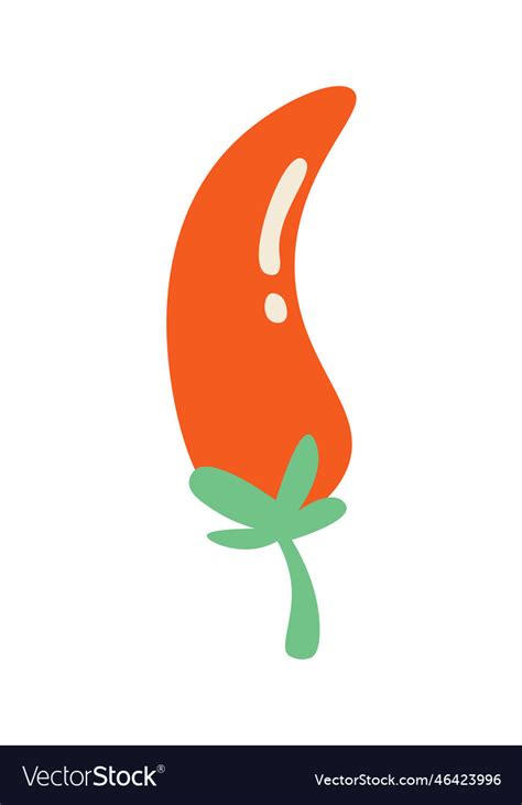 Red Hot Chilli Pepper Royalty Free Vector Image